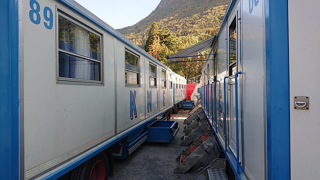 mobilní zázemí pro cirkus